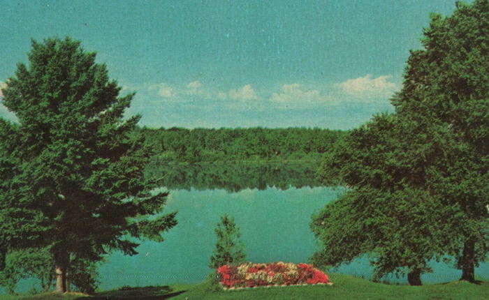Lost Lake Woods Club - Vintage Postcard (newer photo)